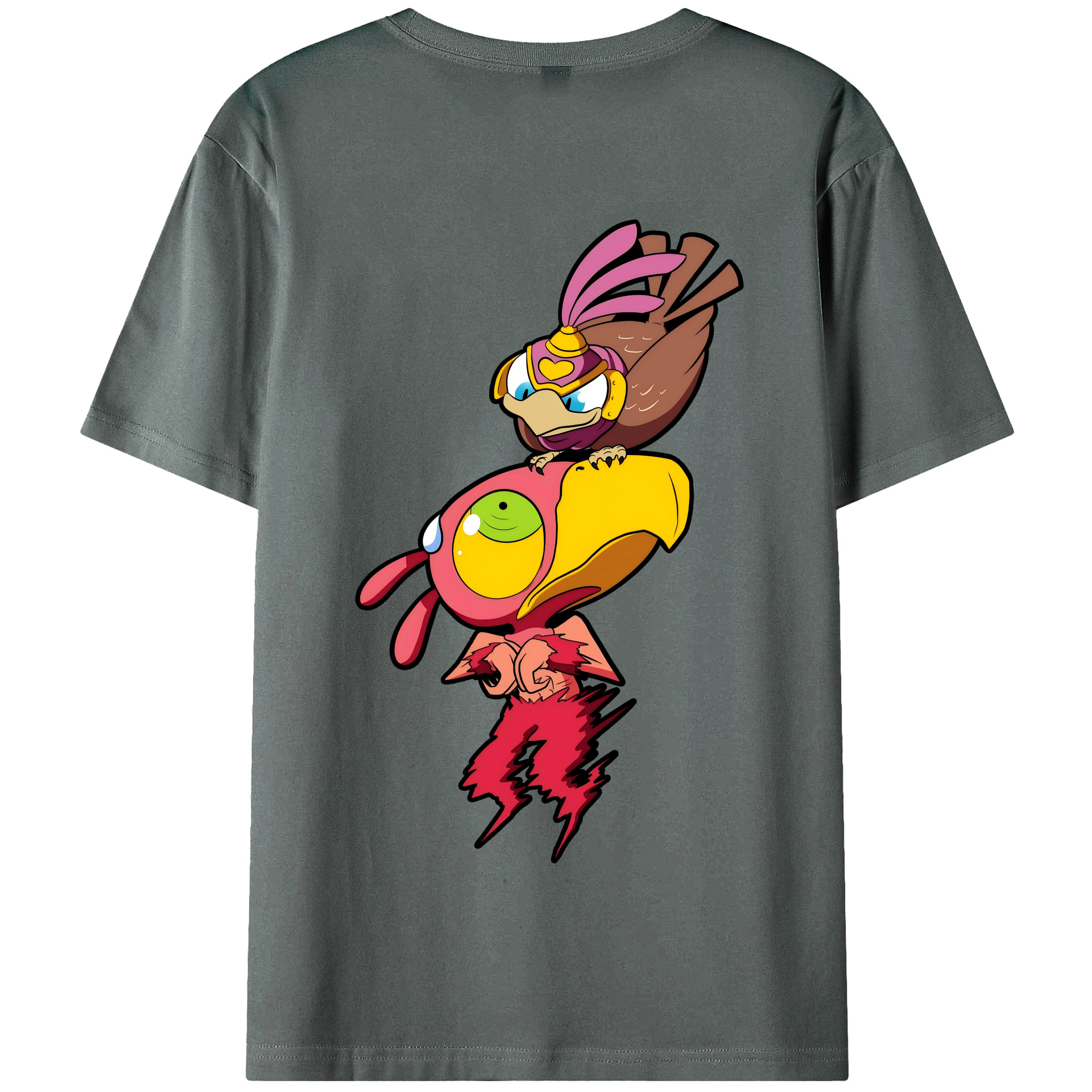 （画像用） ジョジョの奇妙な冒険 JoJo's Bizarre Adventure 綿100％半袖Tシャツ（背面プリント）
